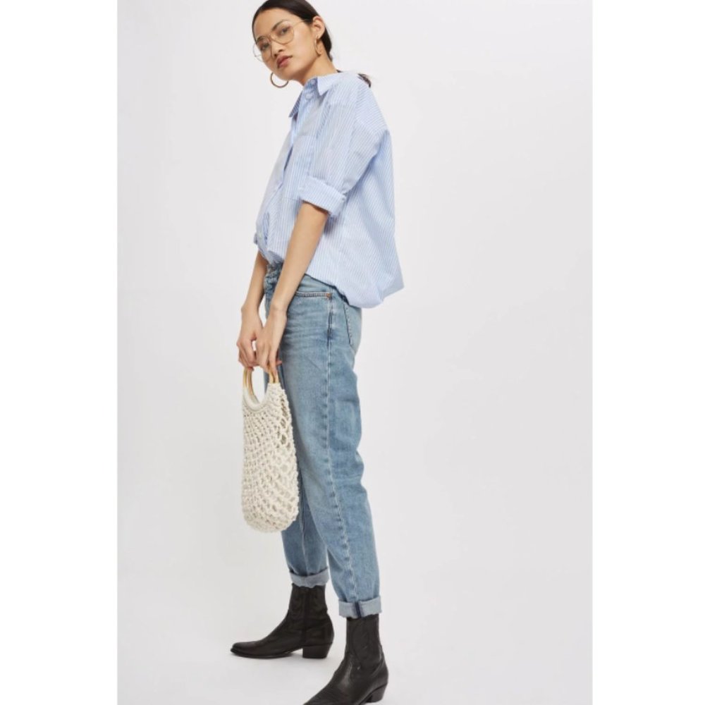 Topshop ~ Moto Hayden boyfriend bleach jeans